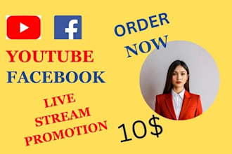 organically promote and grow your live stream