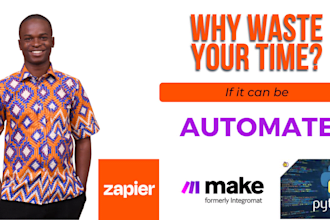 automate your tasks using python, zapier or any other tools