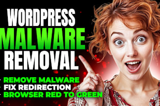 remove malware, fix browser warnings, and blacklist issues for wordpress sites