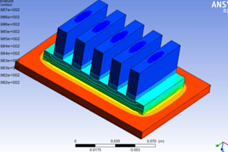 write  cfd and fea simulation in ansys,abaqus and comsol