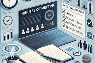 professional minutes of meeting writer from audio and video recordings