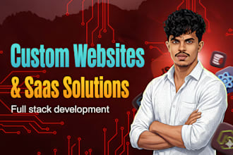 develop a custom web application, saas, or software solution