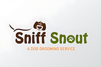 make a modern pet dog cat animal logo and any graphics design for your business