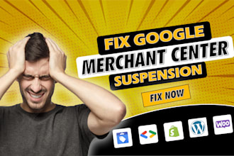 fix google merchant center suspension and misrepresentation issues