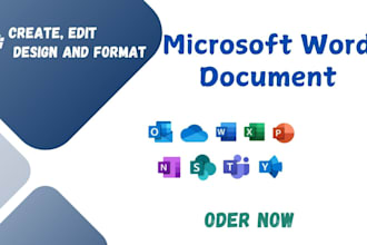 type document format design and retype document ms word