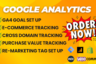 fix or setup google analytics 4, ga4 ecommerce tracking, conversion tracking GTM