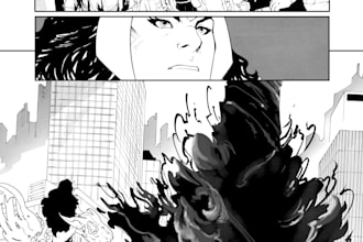 draw comic book art for you