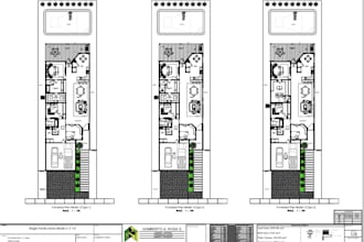 design draw or redraw 2d architectural blueprints in autocad