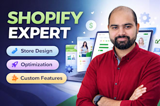 create a professional shopify store with custom design and templates