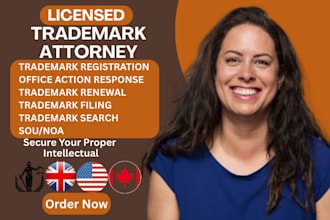 be your licensed US, canada, trademark registration, trademark attorney, amazon