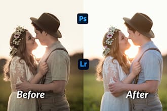 do bulk photo retouching and editing in lightroom