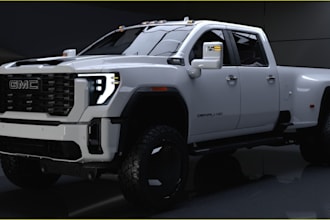 luxury denali ultimate 3d render,exterior engine,3d truck model,car design,v ray