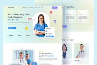 build healthcare website, home care, clinic website, doctor website