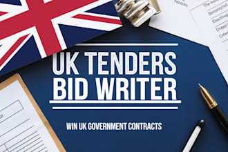 be UK tenders bid writer,win UK government business contracts
