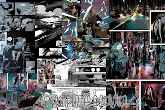 comic page illustration graphic novel book design comic book comic cover page