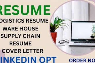write logistics, supply chain, procurement and warehouse management resume