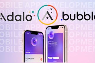 develop bubble io adalo glide bubble mvp ai api website web app saas mobile app