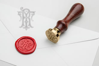do logo to wax seal, crest, embossed, engraved ring, etc