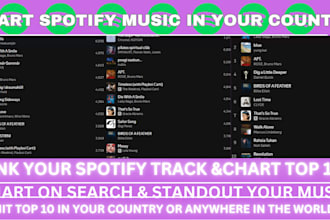 chart your spotify song to top 100 on spotify chart