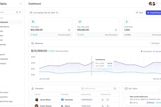 develop clone software,web app, crm, mlm, pos, erp, saas app, monday, ai web app