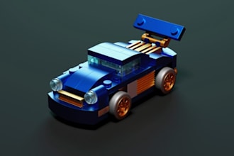 custom 3d moc lego of vehicle ,lego car design, afol lego,rig 3d lego,metroliner