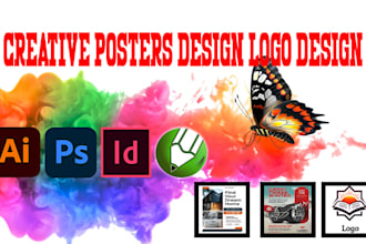 creative posters design logo designs