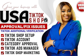 create USA tiktok shop setup tiktok shop USA tiktok shop business representative