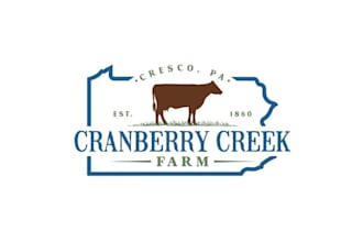 make small dairy and cheese business logo