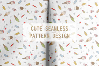 design a cute seamless pattern for textile and packaging