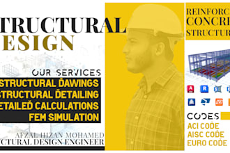 do structural design for reinforced concrete structures