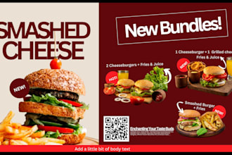 design tv screen menu, restaurant menu, banner, digital menu restaurant board