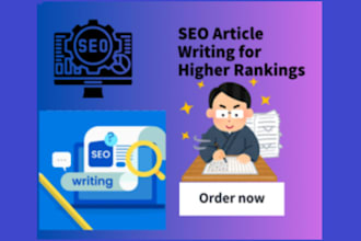 seo article writing for higher rankings