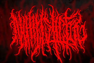 draw metal, brutal, death metal logo for your band