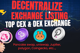 crypto exchange listing platform ido ieo presale token coin listing cmc dex cex