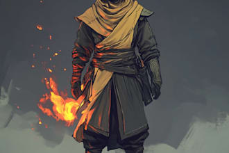 draw a design cfantasy game art