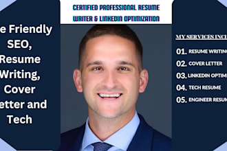 rewrite engineering resume, tech resume, as a professional reverse recruiter