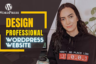 design wordpress website with avada, elementor, astra, divi builder and wpbakery