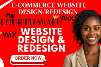 build wix fourth wall website, custom fourth wall website shop setup wix website