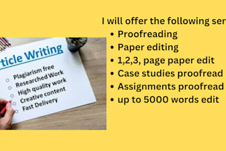 thoroughly edit and proofread your document in apa and mla