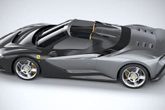 craft 3drealistic car model,gtav,fivem car for animation in fusion 360,step file