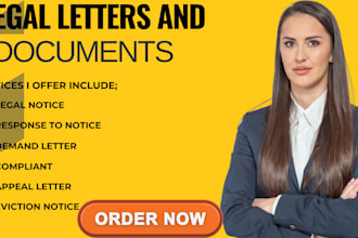 be your US attorney and draft a legal demand letter letterhaed,petitions,motions