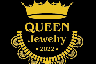 make luxury vintage clothing crown jewelry logo