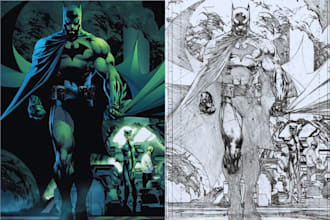 comic illustration book superhero comic book cover book design for your story