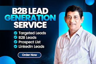 do b2b lead generation, linkedin leads and prospect list building