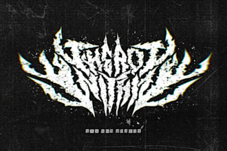 do a metal,hardcore,heavy metal, black metal band logo