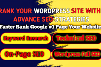 rank your wordpress site with advanced SEO strategies