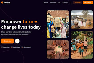 develop donation website, charity, nonprofit and ngo website