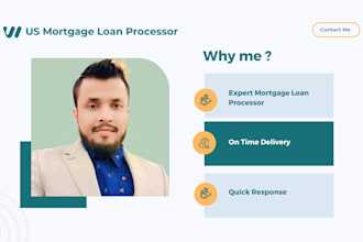 do US mortgage loan processing and support