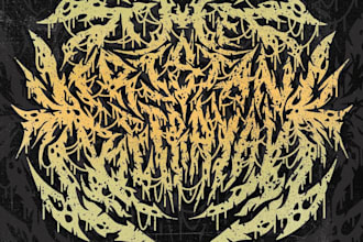 death metal logo, metalcore,deathcore, for band, brands, clothing