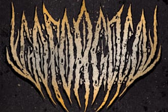 make a dark satanic occult logo